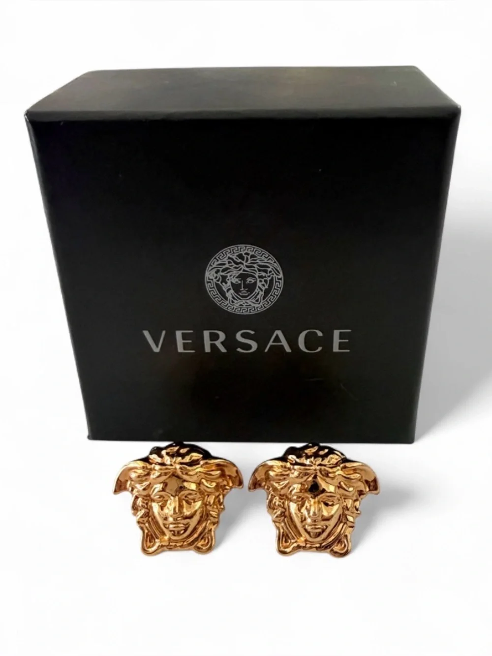 Versace Medusa Head Earrings